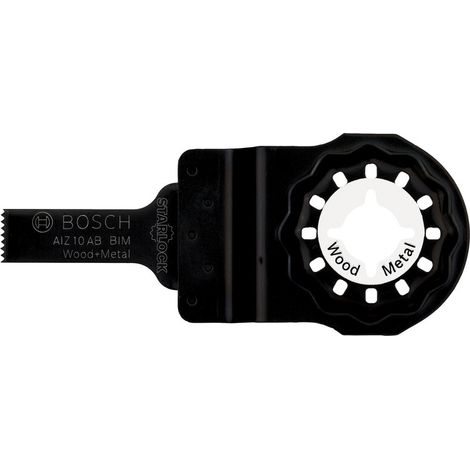 Bosch – Lame d'outil multifonction 2608661641 – Pour bois dur et métal – Longueur 20mm, largeur 10mm – Système Starlock – Coupe nette sans éclat