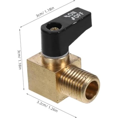 Vanne de vidange en cuivre NPT filetée durable résistante à l'usure Installation facile pour la connexion des compresseurs d'air (1/5)
