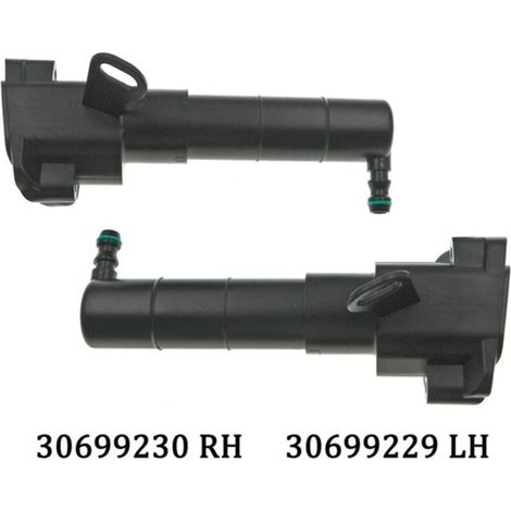 1 Spécifications : Buse de lave-phare gauche 30699229 Couleur : Noir Matériau : Plastique (pour voitures) (1/5)