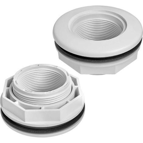 Raccord de retour pour piscine hors-sol avec joint de blocage – Fileté – Compatible Hayward SP1023-x (1/4)