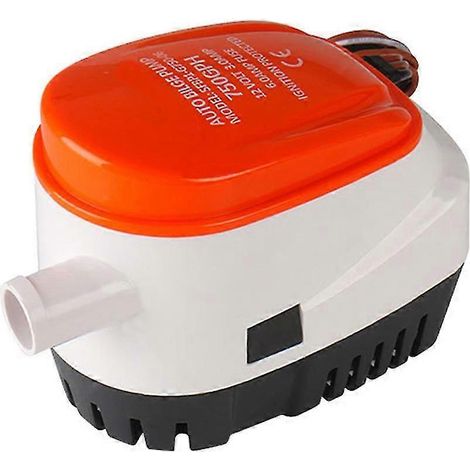 Pompe de cale 12 V CC, interrupteur entièrement automatique, mini-pompe submersible électrique, grande pompe de cale de 750 gallons/heure (1/5)