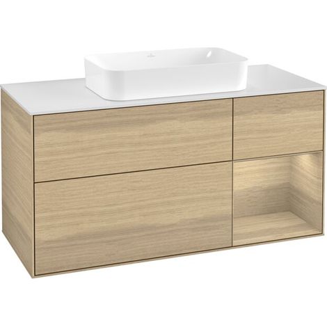 Villeroy & Boch F711PCPC Meuble sous lavabo Finion F71 (1/2)