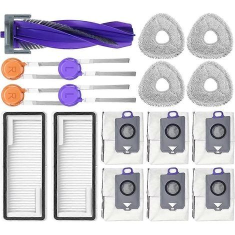 Pièces détachées pour aspirateur Narwal Freo Z10 Ultra YJCC025 : brosses principales, lingettes de nettoyage, filtres HEPA, sacs à poussière et accessoires (1/5)