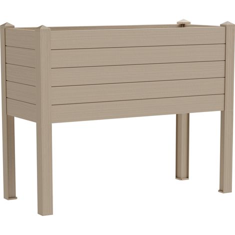 TeraPlast Fioriera Trama 015 Almond Resina 100x42x80 cm