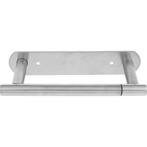 Porte-papier toilette, inox 304/argenté/sans perçage/pivotant