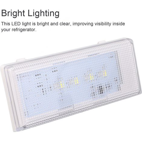 Ortviai Module d'éclairage LED pour réfrigérateur Whirlpool W10515058 en ABS, remplacement facile et économe en énergie (1/4)