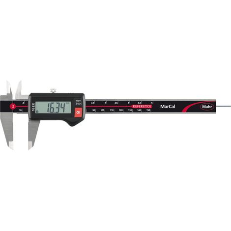 MAHR Digitaler Messschieber 16 ER 150mm Tiefenmaß eckig (1/4)