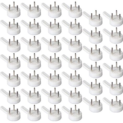 Kit per appendere quadri e cornici, comprensivo di 40 ganci senza chiodi per pareti in cemento. - AquaForge (1/5)