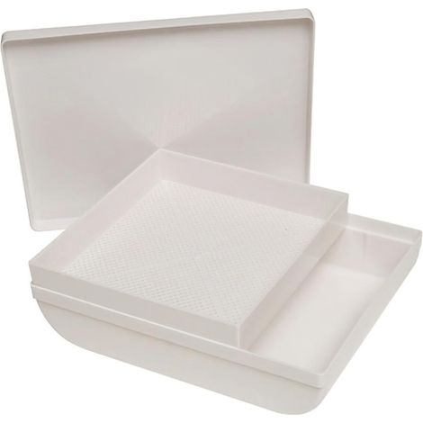Attrezzo da giardino oryx 31 cm x 24 cm setaccio plastica