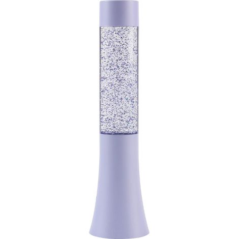 iTotal - Flared Glitter Lamp - Pastel Purple - 33.5 cm