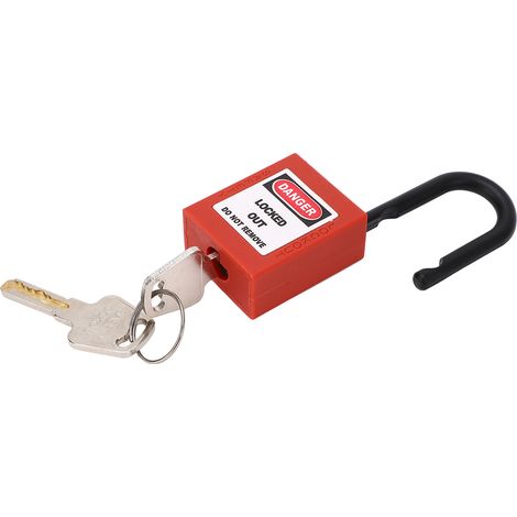 Kit de dispositif de verrouillage électrique avec barrière de blocage de disjoncteur et poutre de verrouillage en nylon pour formes irrégulières (1/5)