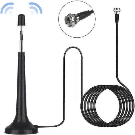 Antenne radio pour système Hi-Fi intérieur, antenne radio FM d'intérieur Ancable pour tuner stéréo, amplificateur, système home cinéma, récepteur Hi-Fi. (1/4)