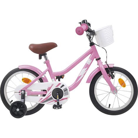 Teenpull – Kinderfahrrad 12 Zoll für 2-4 Jahre alt Hellrosa (1/5)