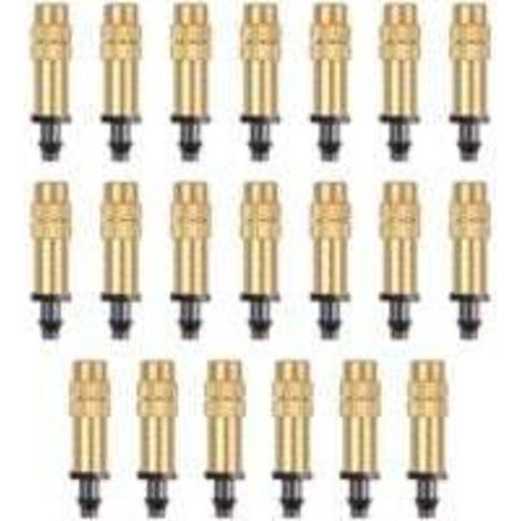 12 Mini-Metallbürsten aus Edelstahl und Messing (1/5)