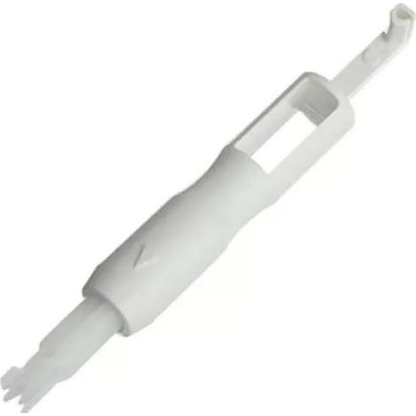 Enfileur d'aiguille de machine à coudre écologique, ABS durable et sûr, facile à utiliser, pour travaux d'aiguille domestiques et artisanat (1/5)
