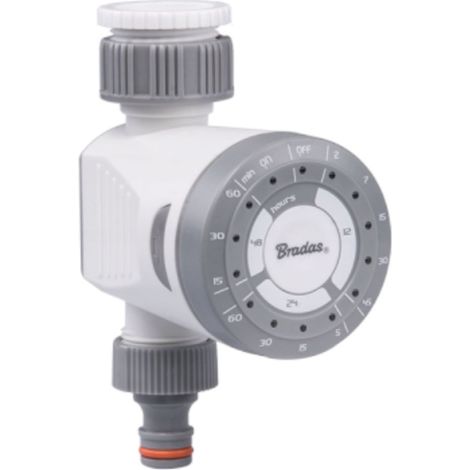 Timer elettronico per il flusso dell'acqua Bradas 1526 White Line (1/2)