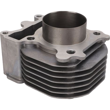 Kit 4 pièces segments de piston 55mm + joint culasse moto JOG 100, accessoire remplacement haute performance, compatible cylindre 2.17in, entretien moteur scooter. (1/5)