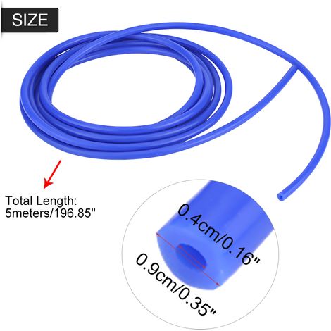 Durite silicone bleue 4 mm 5 m tuyau flexible à dépression voiture universel (1/5)