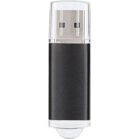 Clé USB transparente noire, périphérique de stockage portable pour PC et tablette (1/5)