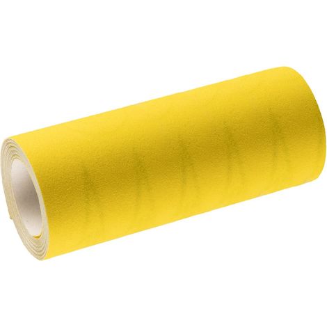 Rollo de papel de lija, 2,5 m x 115 mm, K180