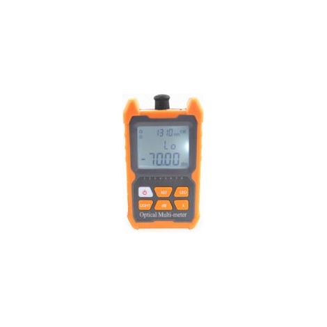 Compteur de puissance optique,testeur de câble à fibre optique avec testeur de câble de réseau de lumière LED - Crezuo