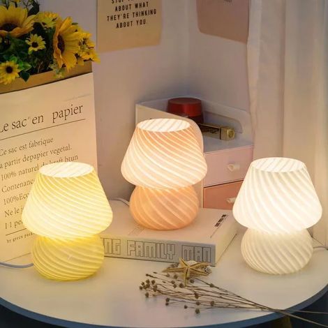 Lampe de bureau LED créative (prise USB blanche), variateur USB, veilleuse (1/5)
