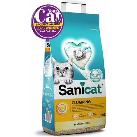 Sanicat Lettiera Agglomerante Cumpling Inodore - Sacco 10 Lt - Lettiere