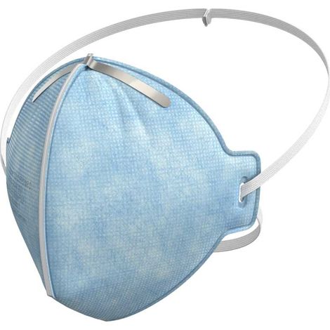 Dräger X-plore 1720 Masque de protection respiratoire jetable FFP2 fabriqué en France - Lot de 5 masques anti-poussières pour des travaux de construction, de bricolage et de peinture