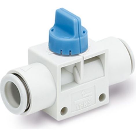 Vanne pneumatique SMC Série VHK Control Liquid Flow, Raccord rapide 6 mm, 6mm ( Prix pour 1 )