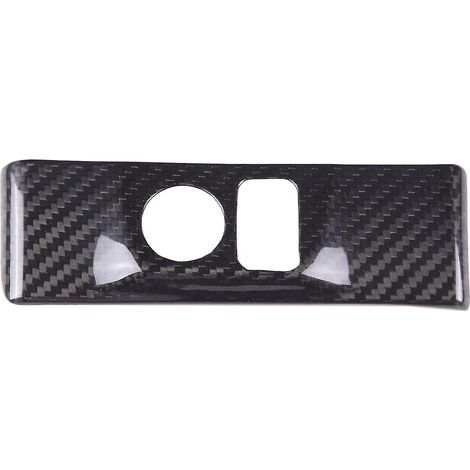 Cache de commutateur de réglage des phares en fibre de carbone véritable, compatible avec Nissan GT-R R35 (2008-2016) (1/5)