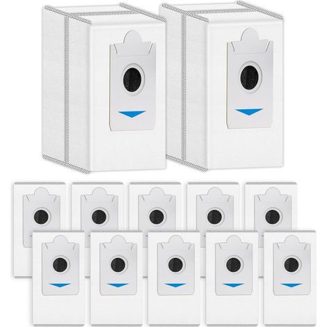 (12 pezzi) Sacchetti di ricambio per aspirapolvere T30S PRO - ECOVACS DEEBOT T30S/ T30S PRO/ X2/ X2 Omni/ X5 Omni/ X5 Pro Omni - 12 pezzi (1/2)