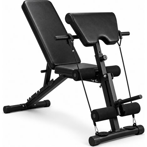 Banco De Musculación Plegable 2 En 1 Scott 120 Kg