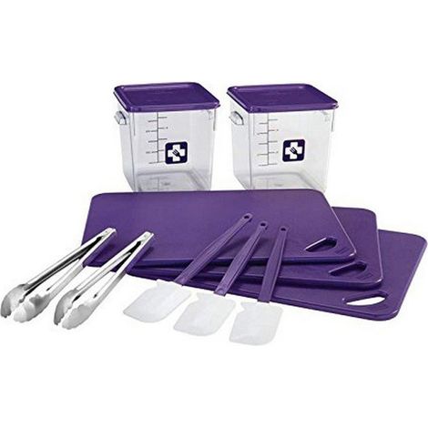 BRB Set de cuisine pratique pour la préparation et le stockage des aliments et des aliments (violet)