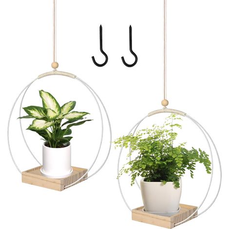 2 Pièces Suspension Plante Intérieure, Pot Suspendu Plant Interieur (1/5)