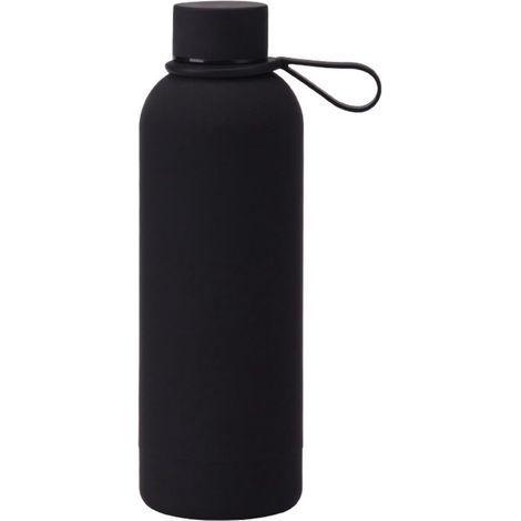 Bouteille d'eau - Gourde - Bouteille Thermos - Bouteille Thermos en acier - Maintien de la chaleur 6-12 heures - Capacité 500 ml - Acier inoxydable 304 - Design sportif (1/5)