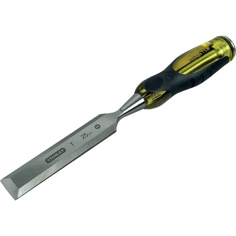 Stanley – Ciseau à bois 18 mm – Lame en acier EN31 pour coupe nette – Manche bi-matière ergonomique – Usage intensif en menuiserie (1/3)