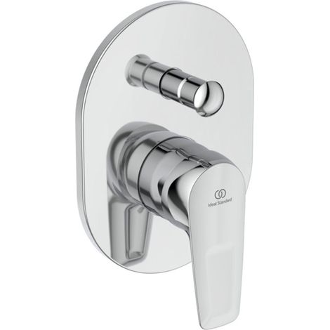 Ideal Standard Grifo de bañera Ceramix Blue empotrado Juego 2/Alt Cromo, A5662AA