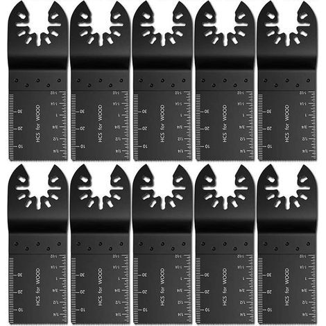10 pieces of 34mm high carbon steel saw blades, multi-purpose saw blade, accessory set for power tool cutting machines (1/5)