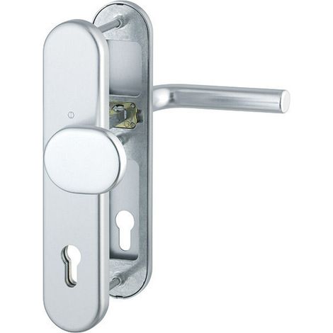 HOPPE HT-Schutz-Wechselgarnitur Langschild,PZ,10/92,Bonn 86G/3331/3310/150 naturfarbig (1/4)