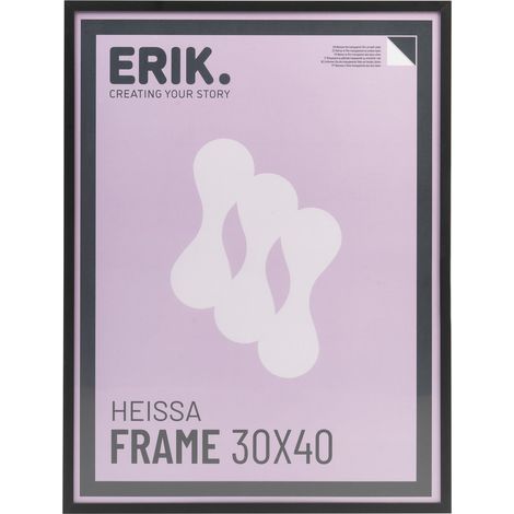 Cadre 30 x 40 cm Noir Mat, en Aluminium  Décoration Murale, Cadre Photo Grand Format (1/5)