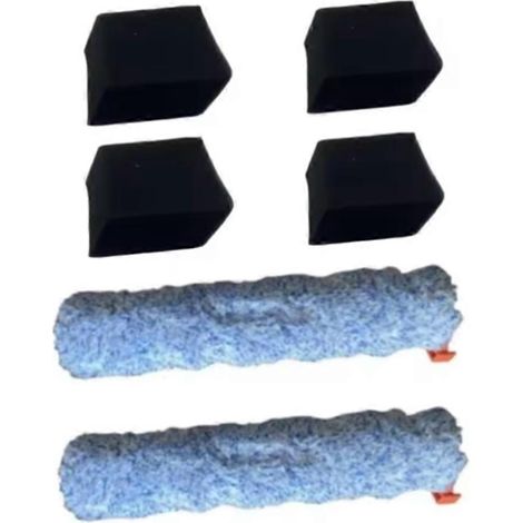 Lot de 6 brosses rotatives et filtres en mousse pour aspirateur sans fil ILiFE W90 - Pièces de rechange pour filtre de brosse principale (1/5)