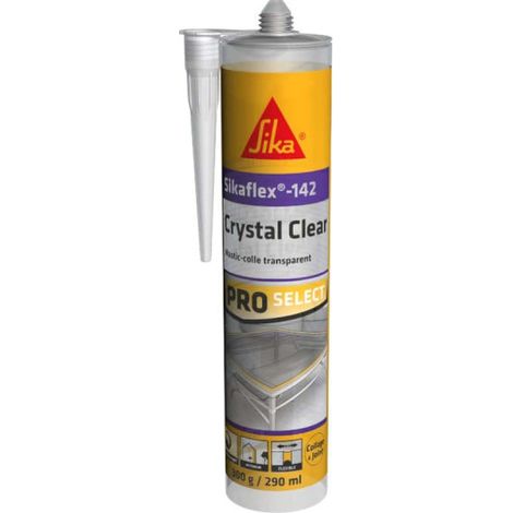 Sika – Mastic colle transparent 100% invisible – Haute adhérence multi-matériaux – Résistant à l’humidité et aux chocs – Application facile