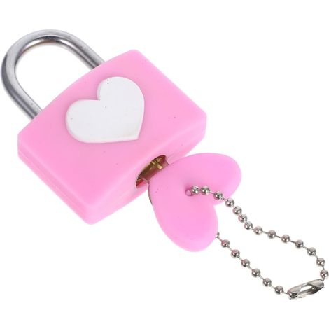 cadenas en forme de c ur avec cl Cadenas v ux Cadenas fait (1/5)