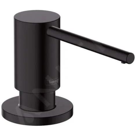 Hansgrohe - Dispensador de detergente A41, 500 ml, negro mate 40438670 (1/3)