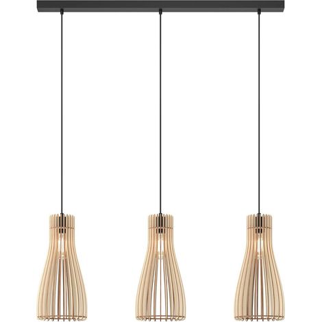 Envostar Lámpara colgante 'Furn' en Marrón de Madera