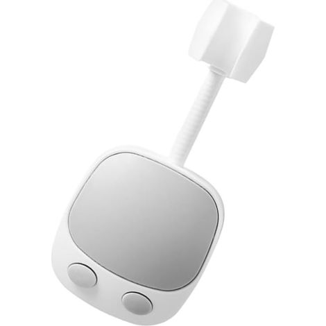 Support de douche Yardwe, support de douchette, tube en ABS blanc et métal revêtu, installation sans perçage (1/5)