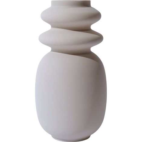 Vaso in vetro Fjord 2, beige scuro, 20 cm (1/5)