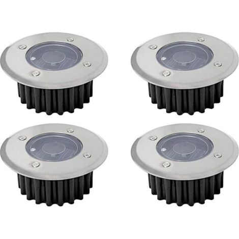 Set of 4 LED Solar Street Lights, Outdoor Lighting, Floor Lamp (1/5)