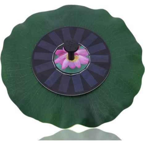 Fontaine solaire d'extérieur, pompe pour fontaine à nénuphars, pompe solaire pour abreuvoirs à oiseaux, pompes à eau 7 V 1,4 W pour jardin, bassin, piscine (1/5)