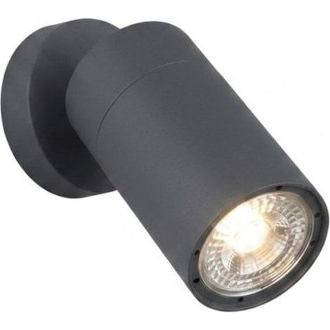 Applique murale Oslo GU10 LED IP65 orientable aluminium et verre (1/5)